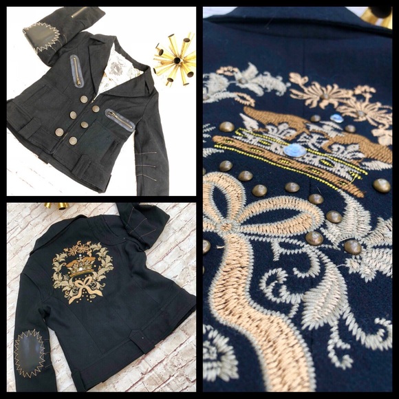 Anthropologie Sugar Lips 👄 for Lady wool jacket - Picture 1 of 8